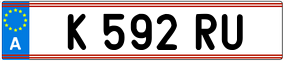 Truck License Plate